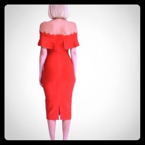 Bandage Dress in Red Size